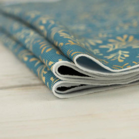 ZLATÍ KORÁLOVÉ (ZLATÝ OCEÁN) / mořská - organický úplet single jersey s elastanem