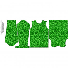 LONGSLEEVE - PIXELY Vz. 2 (zelená) - single jersey