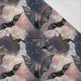 NETOPÝŘI (ZAČAROVANÁ NOC) - organický úplet single jersey s elastanem 