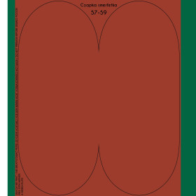 ČEPICE “Šmoulinka” - B-28 POTTERS CLAY / Velikost na výběr