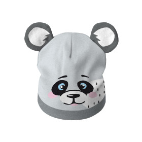DĚTSKÁ ČEPICE A ŠATKA (TEDDY) - PANDA AMELKA - Sada šití