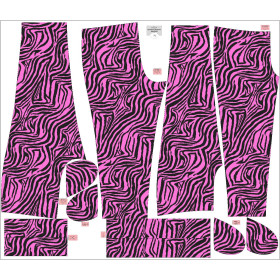 Dámské joggery (NOEMI) - NEON ZEBRA Vz. 1 - Sada šití