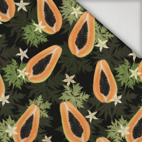 PAPÁJA / černá - lycra pro plavky 240g