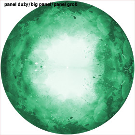 SKVRNY (zelený) -  velký panel pro kruhovou sukni