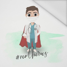 LÉKÁŘ (REAL HEROES) / bílá - panel voděodolná tkanina 