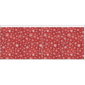 Dárkové pytlíky - SNĚHOVÉ VLOČKY VZ. 2 / ACID WASH červená - Sada šití - MALÝ