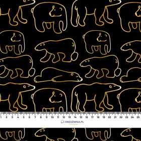 GOLD CHRISTMAS WZ. 5 - teplákovina počesaná s elastanem ITY