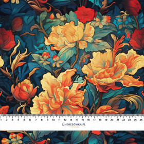 VINTAGE CHINESE FLOWERS VZ. 4- Potahový velur 