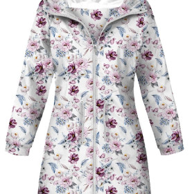 DÁMSKÁ BUNDA PARKA (ANNA) - AKVARELOVÁ KYTICE vz. 2 - softshell