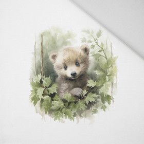 WATERCOLOR LITTLE BEAR - Paneel (60cm x 50cm) Panama 220g