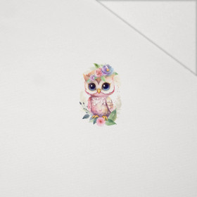 BABY OWL - Paneel (60cm x 50cm) Hydrofobní česaná teplákovina