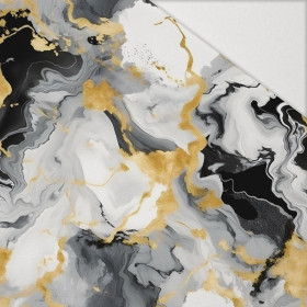 ALCOHOL INK VZ. 3 - Hydrofobní česaná teplákovina