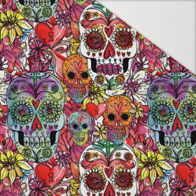LEBKY vz. 4 / barevný (DIA DE LOS MUERTOS) - Hydrofobní česaná teplákovina