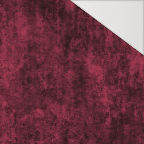 GRUNGE / viva magenta - Hydrofobní česaná teplákovina