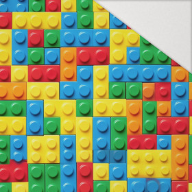 COLORFUL BLOCKS VZ. 1 - Hydrofobní česaná teplákovina