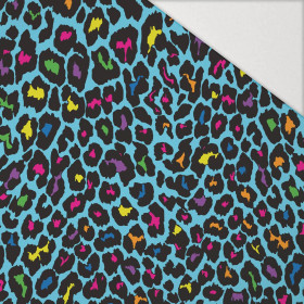 NEON LEOPARD vz. 3 - Hydrofobní česaná teplákovina