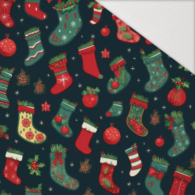 CHRISTMAS SOCKS - Hydrofobní česaná teplákovina