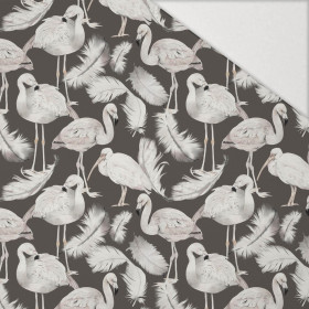WHITE BIRDS - Hydrofobní česaná teplákovina