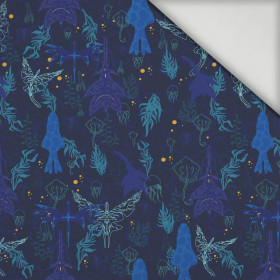 VODNÍ SVĚT / navy - lycra 300g