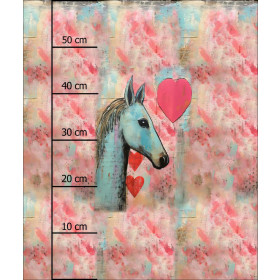 HORSE PORTRAIT - Paneel (60cm x 50cm) Voděodolná tkanina Oxford