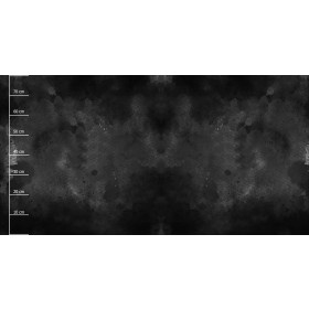 BLACK SPECKS - panel (80cm x 155cm) SINGLE JERSEY ITY
