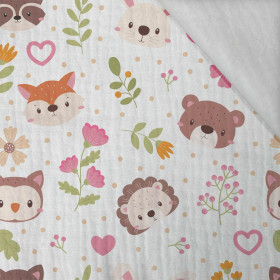 CUTE ANIMALS - Mušelín bavlněný