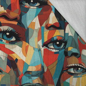 FACES PAT. 2 - Mušelín bavlněný