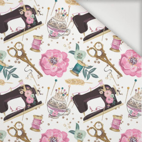 RETRO STROJE vz. 1 / bílá- šusťákovina