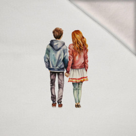 COUPLE - Panel (75cm x 80cm) teplákovina počesaná s elastanem ITY