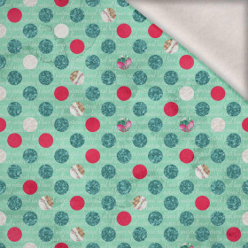 TŘPYTIVÉ TEČKY Vz 3 - teplákovina počesaná s elastanem ITY