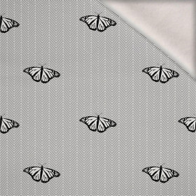 MŮRY / NOČNÍ VOLÁNÍ / bílá - teplákovina počesaná s elastanem ITY