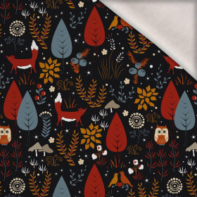 LEŚNY FOLK - teplákovina počesaná s elastanem ITY