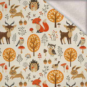 V LESE - teplákovina počesaná s elastanem ITY