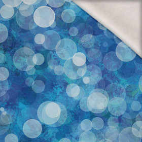 ZIMNÍ BOKEH (WINTER IS COMING) - teplákovina počesaná s elastanem ITY