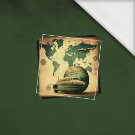 TRAVEL TIME VZ. 4 - panel (60cm x 50cm) teplákovina s elastanem ITY