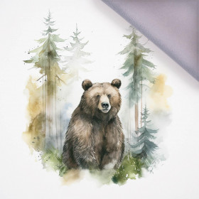 WATERCOLOR BEAR - Panel (75cm x 80cm), softshell 