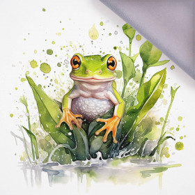 WATERCOLOR FROG - Panel (75cm x 80cm), softshell 