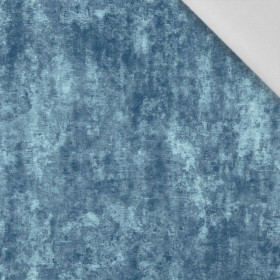 GRUNGE (atlantic blue) - tkanina bawełniana