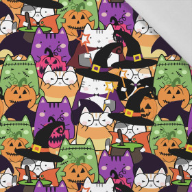 HALLOWEEN CATS VZ. 2 - tkanina bawełniana