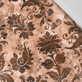FLORAL Vz. 9 / peach fuzz - tkanina bawełniana