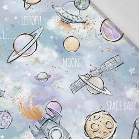 PLANETY A RAKETY vz. 2 (SLAĎOUŠKY VE VESMÍRU) - tkanina bawełniana