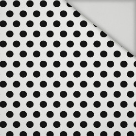 PUNTÍKY / bílá - rychleschnoucí tkanina