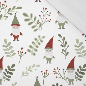 TRPASLÍCI A KAPRADÍ (LESNÍ TRPASLÍCI) / BÍLÝ - organický úplet single jersey s elastanem