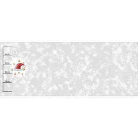 MIKULÁŠSKÁ ČEPICE / HVĚZDIČKA (VÁNOČNÍ ČAS) - panoramic panel teplákovina