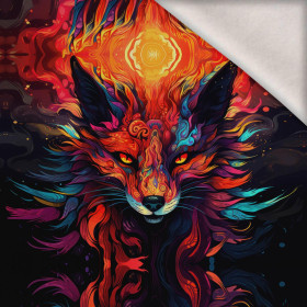 COLORFUL FOX - panel (60cm x 50cm) teplákovina počesaná s elastanem ITY