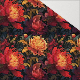 VINTAGE CHINESE FLOWER VZ. 3 - Hydrofobní česaná teplákovina