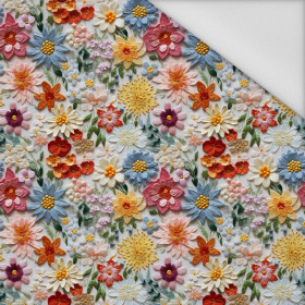 FLOWERS 3D VZ. 15 - tkanina wodoodporna