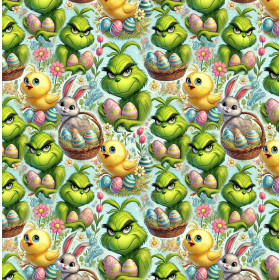 FUNNY EASTER wz.6 - teplákovina počesaná s elastanem ITY