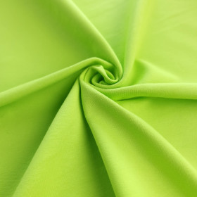 Prémiová teplákovina s jemnou smyčkou - GREEN NEON