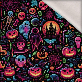 HALLOWEEN wz.23 - teplákovina počesaná s elastanem ITY